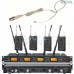 MiCWL G900 Wireless Microphone System New upgrade version - Handheld Lapel Headset Conference